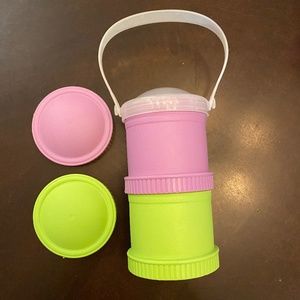 Replay Snack Stack - Green, Purple and handle.